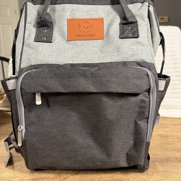Keababies Handbags - KeaBabies Diaper Bag Backpack, Waterproof Multi Function‎ Baby Travel Bags